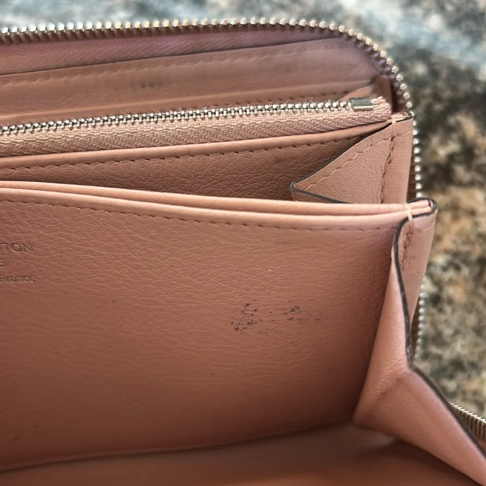 Louis Vuitton Zippy Monogram Perforated Leather Wallet